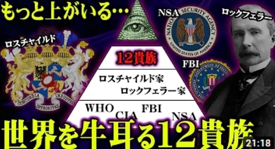 【99％の人が知らない世界の黒幕の謎】決して名前を出してはいけない世界の支配者『シェ○〇〇〇一族』がヤバい～!?